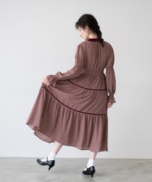 idem | Tiered Shearing Dress(ワンピース)
