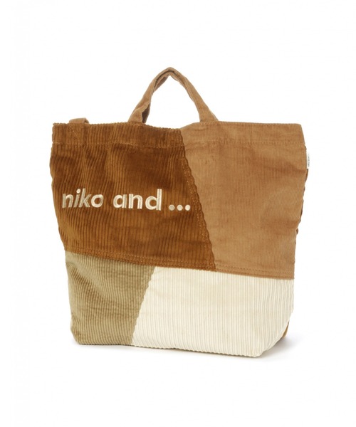 Niko And ニコアンド の コーデュロイニコロゴ2wayトートバッグ トートバッグ Wear