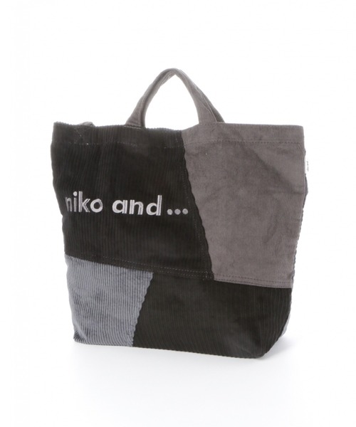 Niko And ニコアンド の コーデュロイニコロゴ2wayトートバッグ トートバッグ Wear
