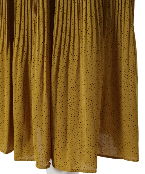 fifth(フィフス)の「マイクロドットプリーツスカート(スカート・レディース・ブラック/マスタード/テラコッタ・MEDIUM)」の10枚目の写真