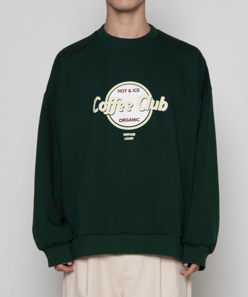 WEGO（ウィゴー）の「WEGO/レトロサークルロゴビッグシルエットプルオーバー（スウェット・メンズ・ホワイト/ダークグリーン/パープル・LARGE/MEDIUM）」の20枚目の写真