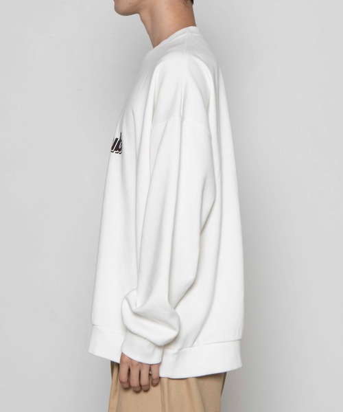 WEGO（ウィゴー）の「WEGO/レトロサークルロゴビッグシルエットプルオーバー（スウェット・メンズ・ホワイト/ダークグリーン/パープル・LARGE/MEDIUM）」の17枚目の写真