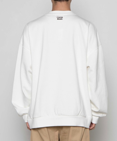 WEGO（ウィゴー）の「WEGO/レトロサークルロゴビッグシルエットプルオーバー（スウェット・メンズ・ホワイト/ダークグリーン/パープル・LARGE/MEDIUM）」の5枚目の写真