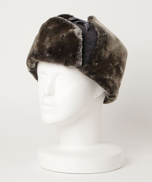 yield(イールド)の「【Lovable】Fur Flight Cap LCL-M87417(キャップ・レディース・ブラウン/グレー/ブラック・FREE)」の8枚目の写真