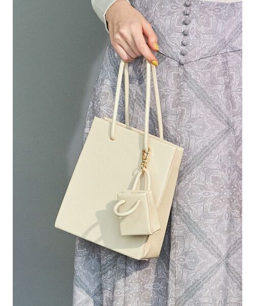 Mercuryduo マーキュリーデュオ の ミニバッグ付スクエアトートバッグ トートバッグ Wear