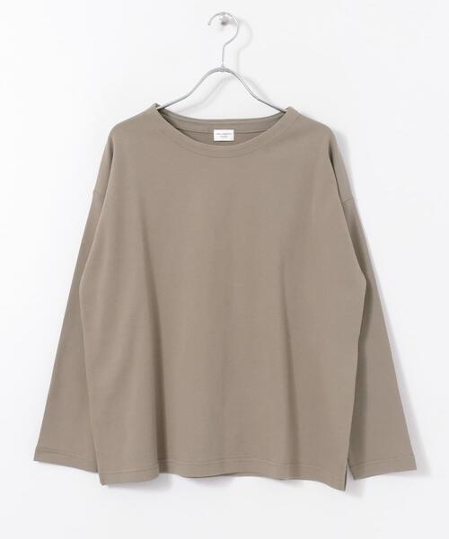 URBAN RESEARCH DOORS(アーバンリサーチドアーズ)の「起毛スムースワイドプルオーバー(Tシャツ/カットソー・レディース・オフホワイト/ブラック/グリーン系その他・ONE)」の15枚目の写真