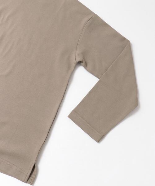 URBAN RESEARCH DOORS(アーバンリサーチドアーズ)の「起毛スムースワイドプルオーバー(Tシャツ/カットソー・レディース・オフホワイト/ブラック/グリーン系その他・ONE)」の16枚目の写真