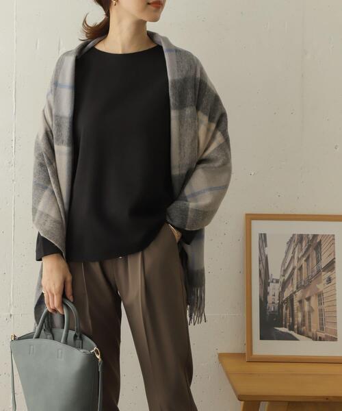 URBAN RESEARCH DOORS(アーバンリサーチドアーズ)の「起毛スムースワイドプルオーバー(Tシャツ/カットソー・レディース・オフホワイト/ブラック/グリーン系その他・ONE)」の20枚目の写真