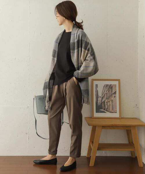 URBAN RESEARCH DOORS(アーバンリサーチドアーズ)の「起毛スムースワイドプルオーバー(Tシャツ/カットソー・レディース・オフホワイト/ブラック/グリーン系その他・ONE)」の22枚目の写真