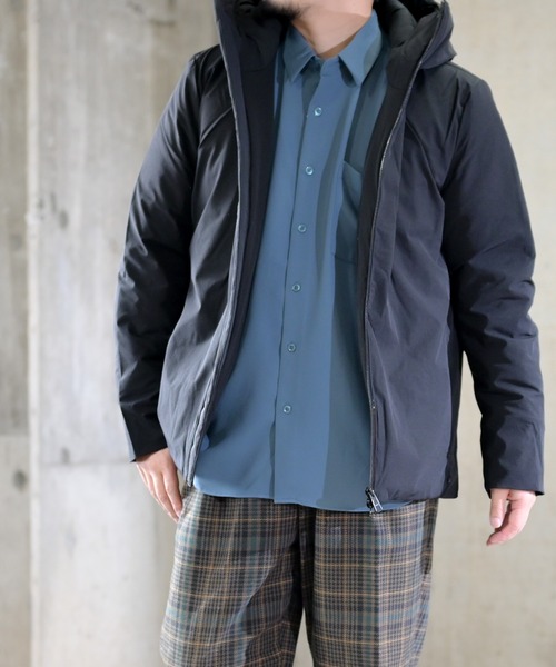 JOHN'S CLOSET(ジョンズクローゼット)の「【i】フーテッド ダウンジャケット アウター(ダウンジャケット/コート・メンズ・ブラック/ネイビー/モカ・MEDIUM/LARGE/X-LARGE)」の13枚目の写真
