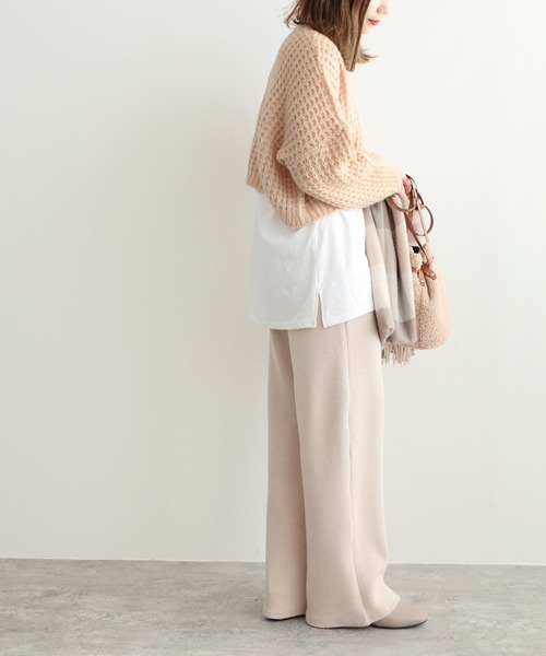 reca（レカ）の「クロップドニット（ニット/セーター・レディース・ベージュ/カーキ・FREE）」の20枚目の写真