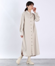 LOWRYS FARM | サイドスリットシャツワンピース(ワンピース)
