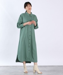 LOWRYS FARM | サイドスリットシャツワンピース(ワンピース)