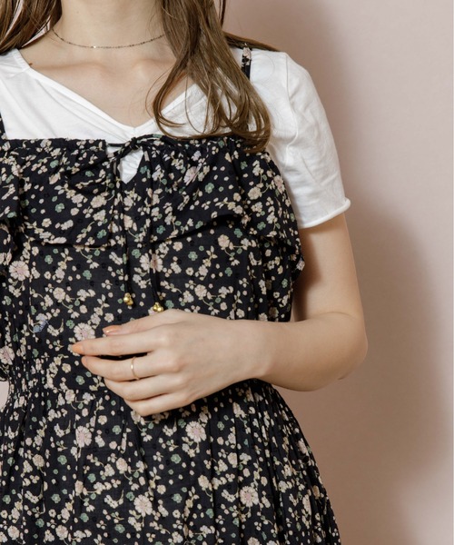 flower（フラワー）の「フローイングキャミワンピース（ワンピース・レディース・ホワイト/ブラック・FREE）」の20枚目の写真