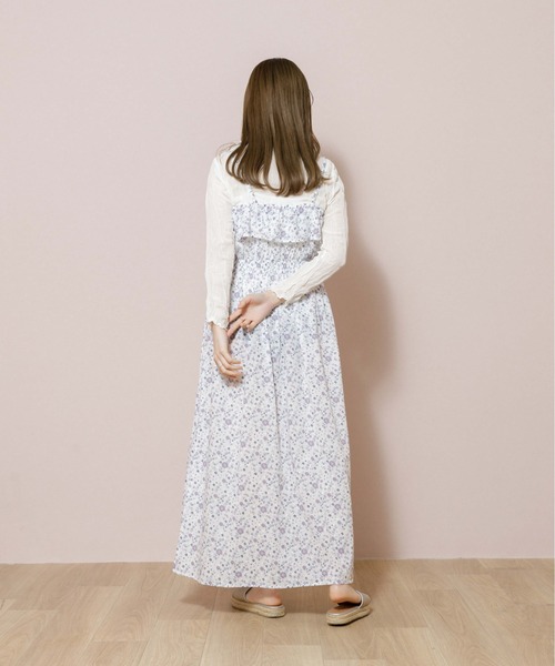 flower（フラワー）の「フローイングキャミワンピース（ワンピース・レディース・ホワイト/ブラック・FREE）」の22枚目の写真