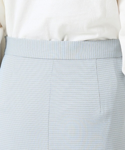 SLOBE citron.（スローブシトロン）の「SLOBE citron. カラーチェックアイラインスカート◆（スカート・レディース・サックスブルー/イエロー・38/36）」の10枚目の写真