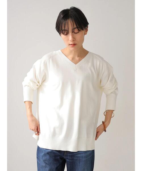 セール】Vネックラグランニットプルオーバー ＊（ニット/セーター