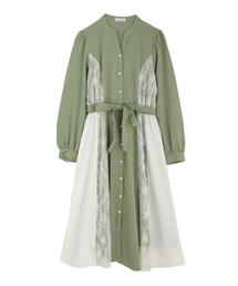 Axes Femme アクシーズファムのワンピース ドレス グリーン カーキ 緑色系 通販 Zozotown