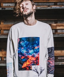 mlt3328- クリップアートプリントBIG-T Tシャツ