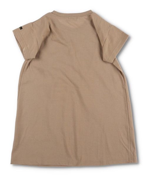 BRANSHES（ブランシェス）の「【WEB限定】胸元ねじり半袖ワンピース（ワンピース・キッズ・ライトベージュ/ライトグリーン/ブラウン/ピンク・140cm/110cm/100cm/120cm/130cm/150cm）」の11枚目の写真