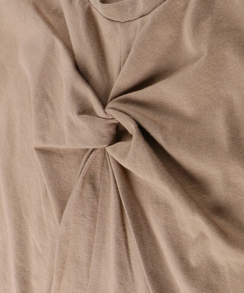 BRANSHES（ブランシェス）の「【WEB限定】胸元ねじり半袖ワンピース（ワンピース・キッズ・ライトベージュ/ライトグリーン/ブラウン/ピンク・140cm/110cm/100cm/120cm/130cm/150cm）」の13枚目の写真