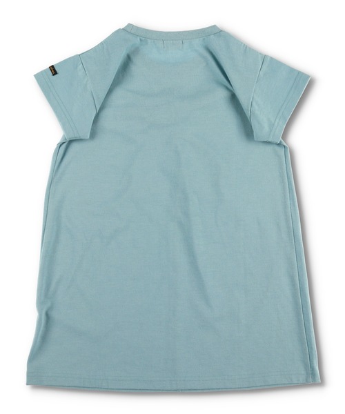 BRANSHES（ブランシェス）の「【WEB限定】胸元ねじり半袖ワンピース（ワンピース・キッズ・ライトベージュ/ライトグリーン/ブラウン/ピンク・140cm/110cm/100cm/120cm/130cm/150cm）」の22枚目の写真