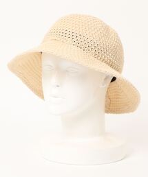 SPINNS | ペーパー素材 ツバ広レース編みチューリップ ハット(ハット)