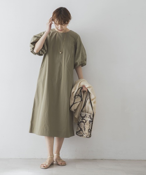 【美品】URBAN RESEARCH パフスリーブタイプライターワンピース URBAN RESEARCH（アーバンリサーチ）の「パフスリーブタイプ
