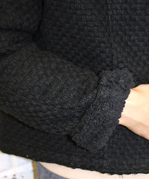 mystic（ミスティック）の「フードボアショートコート（その他アウター・レディース・ブラック/チャコールグレー/キャメル・FREE）」の10枚目の写真