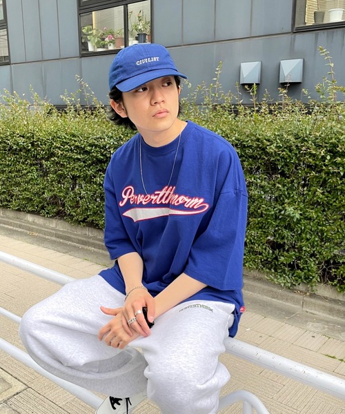 WHO'S WHO gallery（フーズフーギャラリー）の「【KOOKY'N/クーキー】 スタジアムカレッジ刺繍TEE（Tシャツ/カットソー・メンズ・ミント/ブラック/ライトグレー/ホワイト/パープル/ネイビー/アッシュグレー/ブルー/グリーン・FREE）」の8枚目の写真