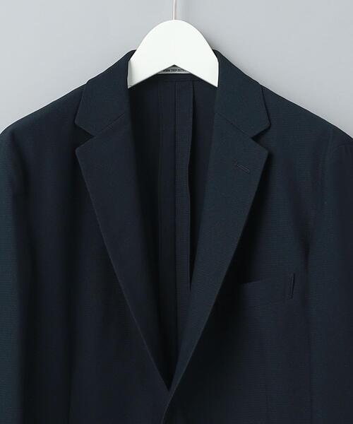 WORK TRIP OUTFITS GREEN LABEL RELAXING(ワークトリップアウトフィッツグリーンレーベル リラクシング)の「<機能/洗濯機洗い可・ストレッチ・防シワ> WTO A+ NY/PU メッシュ MODERN 2PP(テーラードジャケット・メンズ・ネイビー/オリーブ・S/44/L/48/M/46/XL/50/XS/42)」の15枚目の写真