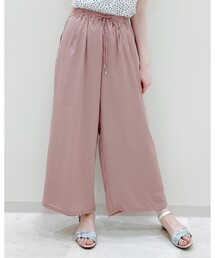 DRESKIP | サテンワイドパンツ(その他パンツ)