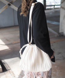 HWG_5 | プリーツ巾着バッグ(ショルダーバッグ)