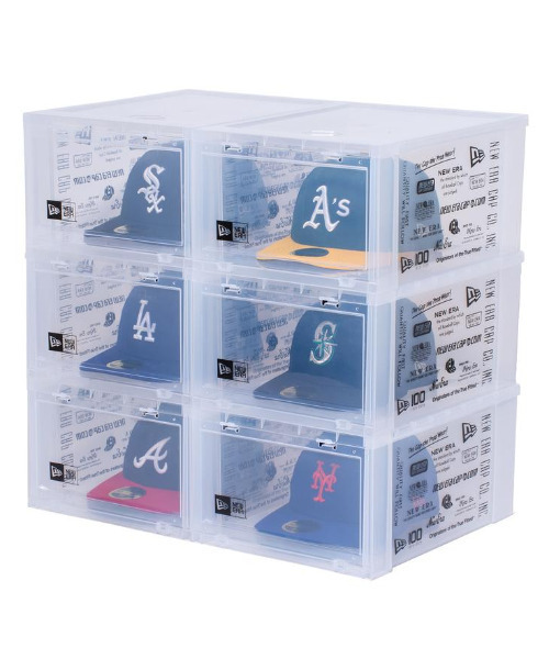 New Era ニューエラ の New Era ニューエラ 収納タワーボックス ニューエラ ロゴ 6箱入り1セット 収納グッズ Wear