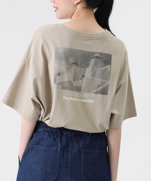 RAG MACHINE(ラグマシーン)の「【RAG MACHINE】フォトプリントTシャツ(Tシャツ/カットソー・レディース・ホワイト/ベージュ/ダークグレー・L/M)」の12枚目の写真