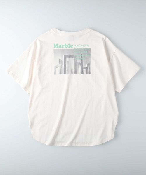RAG MACHINE(ラグマシーン)の「【RAG MACHINE】フォトプリントTシャツ(Tシャツ/カットソー・レディース・ホワイト/ベージュ/ダークグレー・L/M)」の19枚目の写真
