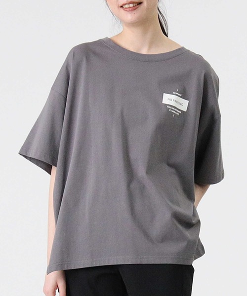 RAG MACHINE(ラグマシーン)の「【RAG MACHINE】フォトプリントTシャツ(Tシャツ/カットソー・レディース・ホワイト/ベージュ/ダークグレー・L/M)」の8枚目の写真