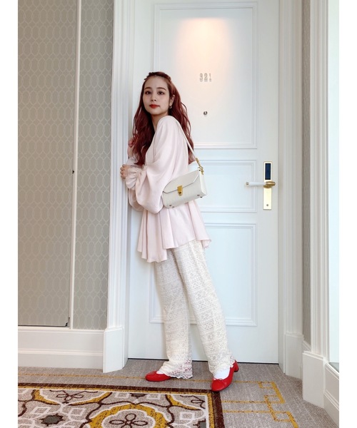 JUMELLE（ジュメロ）の「リリーブラウス（シャツ/ブラウス・レディース・ベージュ/ブルー・FREE）」の20枚目の写真