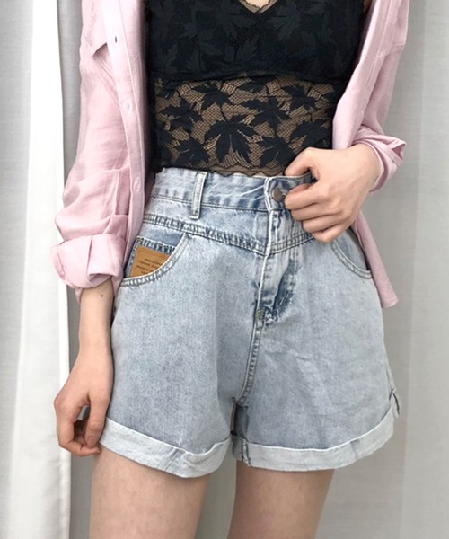 SPIGA（スピーガ）の「ハイウエストデニムP（デニムパンツ・レディース・グレー/ブラック/ブルー/ホワイト・SMALL/MEDIUM）」の4枚目の写真