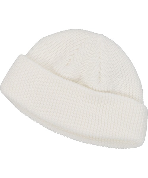 SPINNS(スピンズ)の「リブニット帽(ニットキャップ/ビーニー・レディース・ホワイト/ブラック/ブルー/マスタード・ONESIZE)」の2枚目の写真