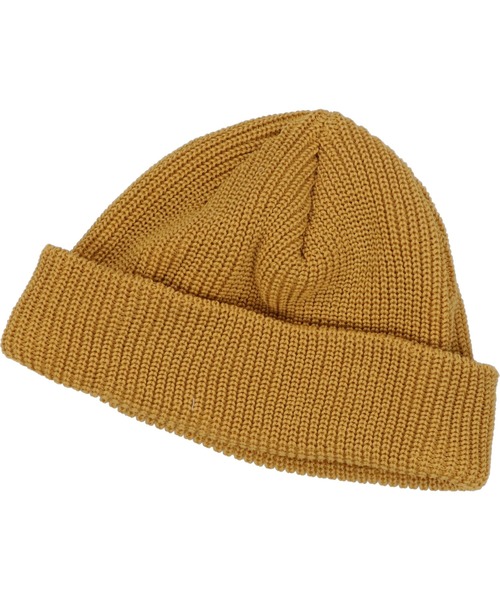 SPINNS(スピンズ)の「リブニット帽(ニットキャップ/ビーニー・レディース・ホワイト/ブラック/ブルー/マスタード・ONESIZE)」の4枚目の写真