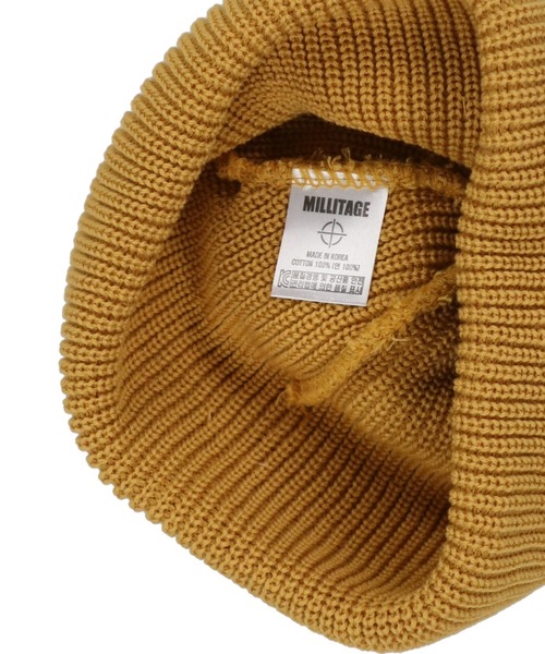 SPINNS(スピンズ)の「リブニット帽(ニットキャップ/ビーニー・レディース・ホワイト/ブラック/ブルー/マスタード・ONESIZE)」の6枚目の写真