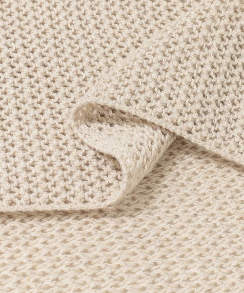 URBAN RESEARCH（アーバンリサーチ）の「メランジネップメッシュニット（ニット/セーター・レディース・カーキ/オレンジ/ホワイト系その他・FREE）」の7枚目の写真