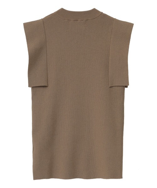 CLANE（クラネ）の「SQUARE SLEEVE KNIT（ニット/セーター・レディース・ホワイト/ブラック/ベージュ/オレンジ・01/02）」の9枚目の写真