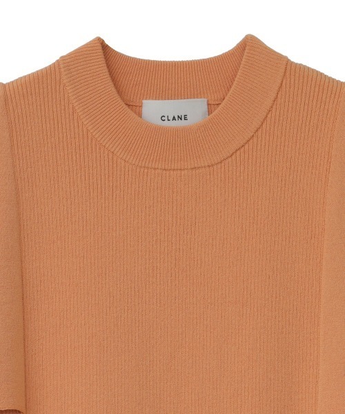 CLANE（クラネ）の「SQUARE SLEEVE KNIT（ニット/セーター・レディース・ホワイト/ブラック/ベージュ/オレンジ・01/02）」の14枚目の写真