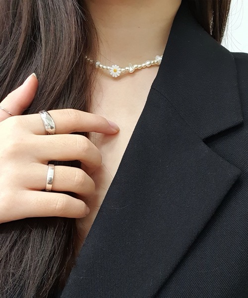 CEMONEMO(セモネモ)の「デイジー パール ネックレス(ネックレス・レディース・ホワイト・FREE)」の2枚目の写真