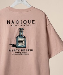 POWER TO THE PEOPLE | 【POWER TO THE PEOPLE】バッグ刺繍Ｔシャツ/フレグランス/トリップ/フード/オレンジ(Tシャツ/カットソー)