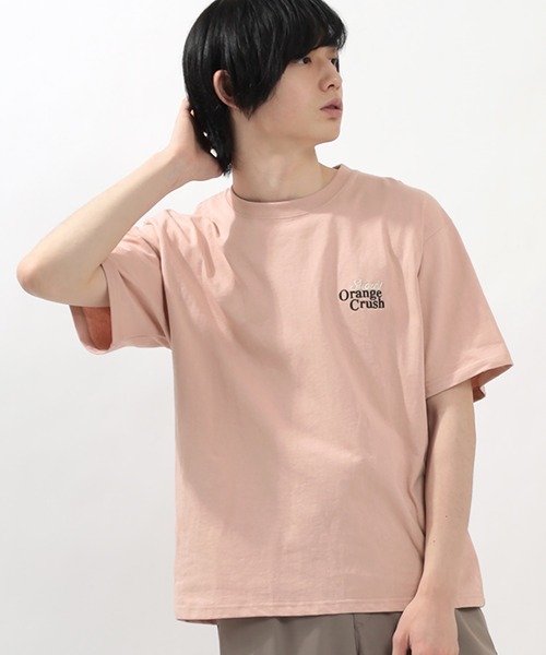 POWER TO THE PEOPLE（パワートゥーザピープル）の「【POWER TO THE PEOPLE】オーバーサイズレトログラフィックバッグ刺繍Ｔシャツ/フレグランス/トリップ/フード/オレンジ（Tシャツ/カットソー・メンズ・ホワイト系その他3/グレー系その他/ホワイト系その他/グレー/グリーン系その他/ホワイト系その他2/ピンク系その他/ホワイト/グリーン/ピンク/イエロー/イエロー系その他・L/M）」の20枚目の写真