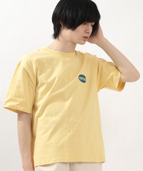 POWER TO THE PEOPLE（パワートゥーザピープル）の「【POWER TO THE PEOPLE】オーバーサイズレトログラフィックバッグ刺繍Ｔシャツ/フレグランス/トリップ/フード/オレンジ（Tシャツ/カットソー・メンズ・ホワイト系その他3/グレー系その他/ホワイト系その他/グレー/グリーン系その他/ホワイト系その他2/ピンク系その他/ホワイト/グリーン/ピンク/イエロー/イエロー系その他・L/M）」の15枚目の写真