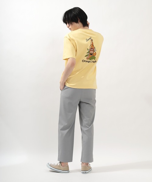 POWER TO THE PEOPLE（パワートゥーザピープル）の「【POWER TO THE PEOPLE】オーバーサイズレトログラフィックバッグ刺繍Ｔシャツ/フレグランス/トリップ/フード/オレンジ（Tシャツ/カットソー・メンズ・ホワイト系その他3/グレー系その他/ホワイト系その他/グレー/グリーン系その他/ホワイト系その他2/ピンク系その他/ホワイト/グリーン/ピンク/イエロー/イエロー系その他・L/M）」の18枚目の写真